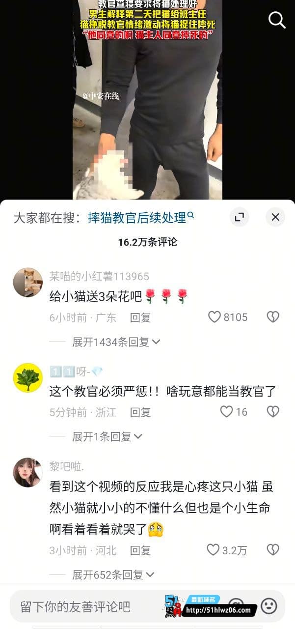 湘西为民职校教官虐猫实录曝光丨两次重摔致死细节太残忍 奇闻
