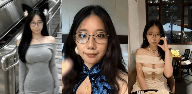 抖音眼镜美女反差黑料，背着男友舔屁眼被干到喊爸爸
