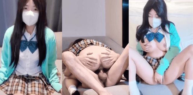 JK小糯这波上门陪玩也太会了，纯欲脸配上骚劲儿简直是顶级反差