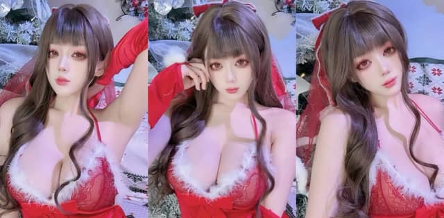 送穴女圣诞红裙白袜这波真的顶丨被圣诞老人无套爆操到尖叫