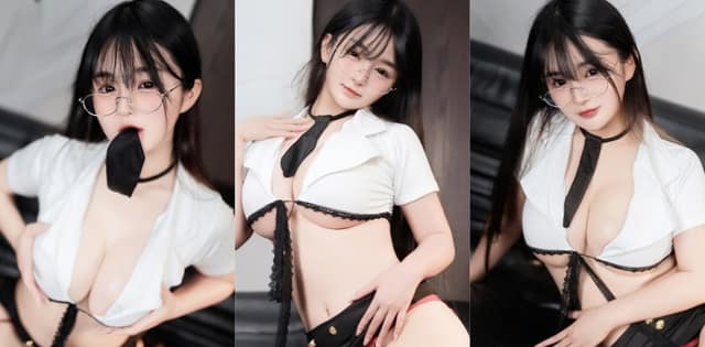 桜井宁宁这波眼镜娘反差太绝，台前冷艳禁欲私下玩得这么野