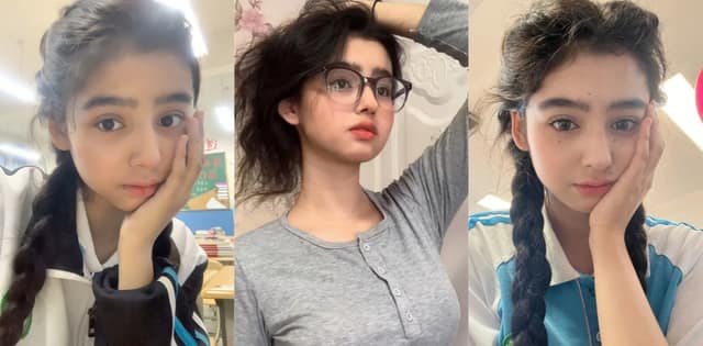 古丽苏如合看着像不食人间烟火的仙女，私下穿情趣装被操得浪叫