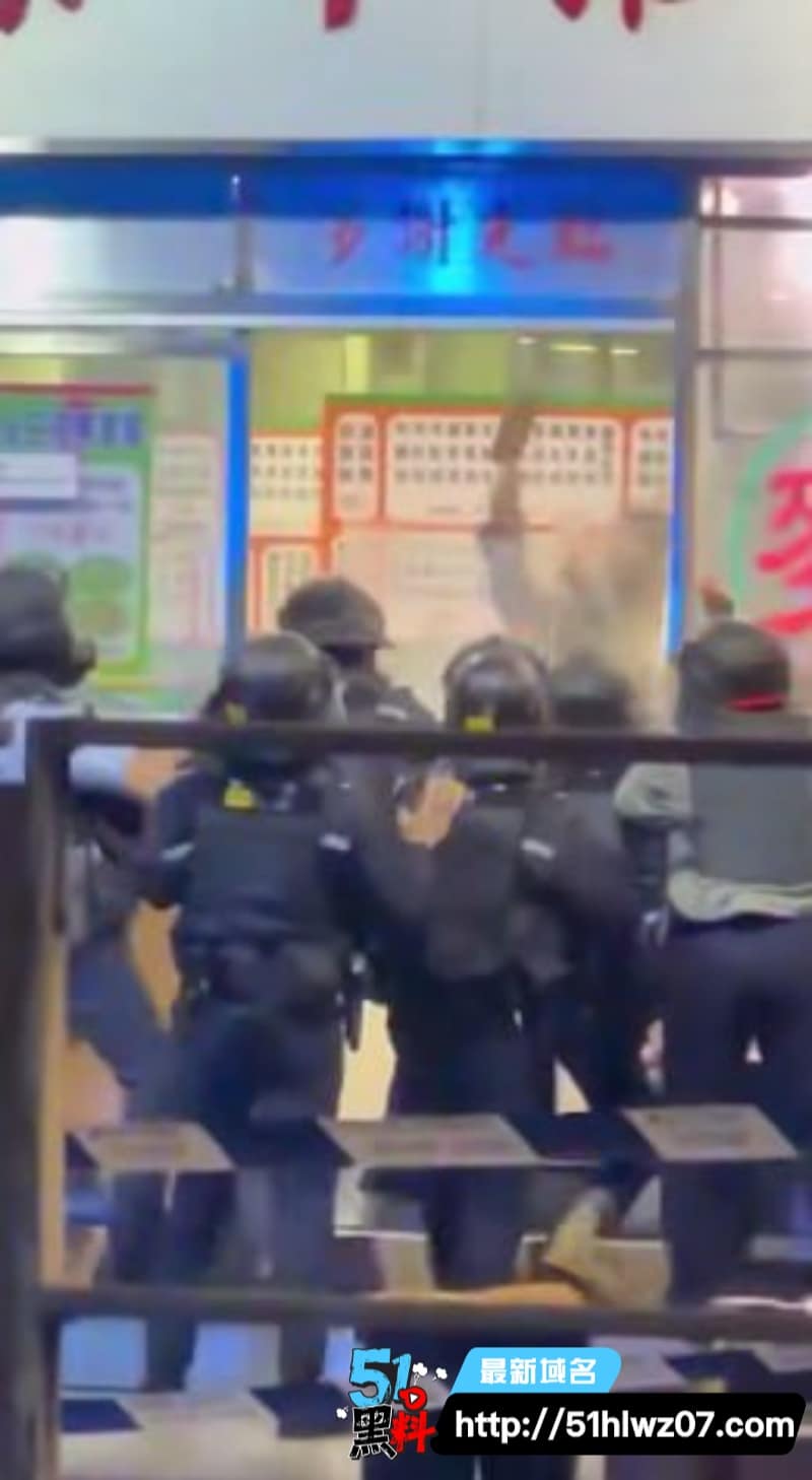 香港上水牛杂店女子手机没电付款失败竟持刀砍警盾被捕 吃瓜