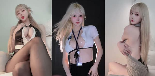 朵怡黑丝热舞这波混剪我真没忍住，腿长得太离谱了