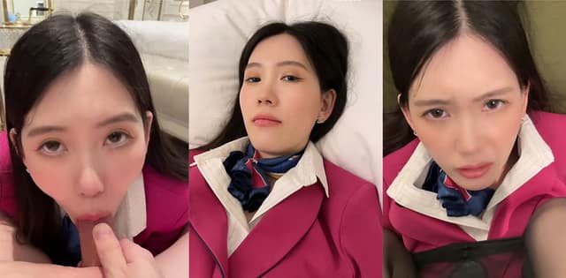 Chloe霏霏这套空姐制服我是真没绷住,白虎被干到哭也太顶了