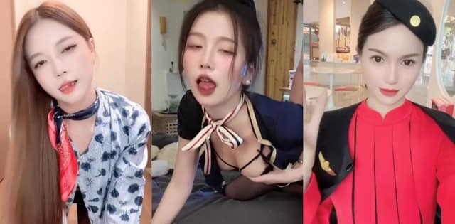空姐制服黑丝合集这波反差我是真没绷住，平时端庄私下这么浪
