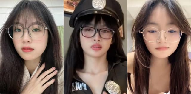 眼镜妹合集丨看着斯文清纯其实私下浪得没边，反差感直接顶满