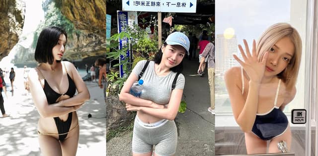 Zhen祯短发神颜反差视频流出巨乳黑丝被猛撞浪叫失控