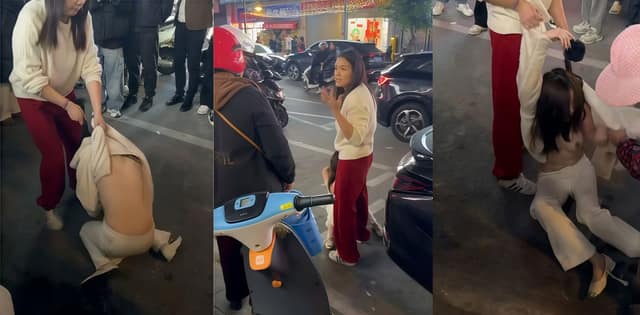 福建平潭抓小三现场太顶了丨原配直接把对方衣服撕烂奶子全露