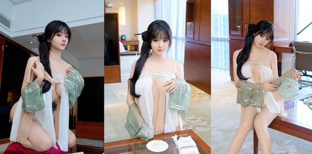 沈南汐RuRu古装写真流出丨看着像古典仙女私下竟然这么野