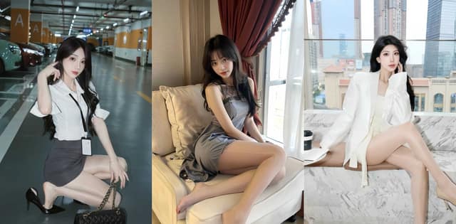 肉丝合集特辑丨看着温婉端庄的肉丝女私下被撕烂丝袜玩得这么野