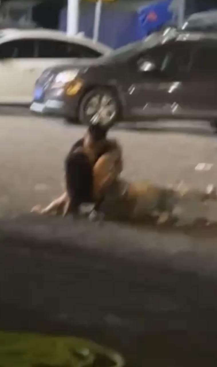 醉酒女当街脱光奶子晃荡被男的按在栏杆野战路人手机闪光灯拍爆了 完整视频在线播放