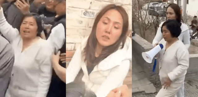 廊坊北陶管营村原配抓小三现场怒吼还没离婚就睡我老公