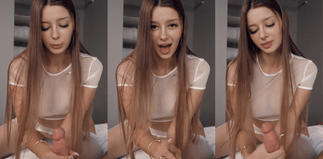 JulieJess白纱透视跪舔巨屌被操到失神内射满溢
