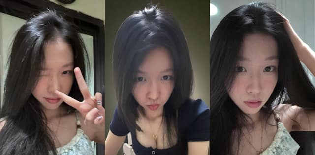 孙晓晴海南大二学妹流出，清纯长发少女私下反差太猛