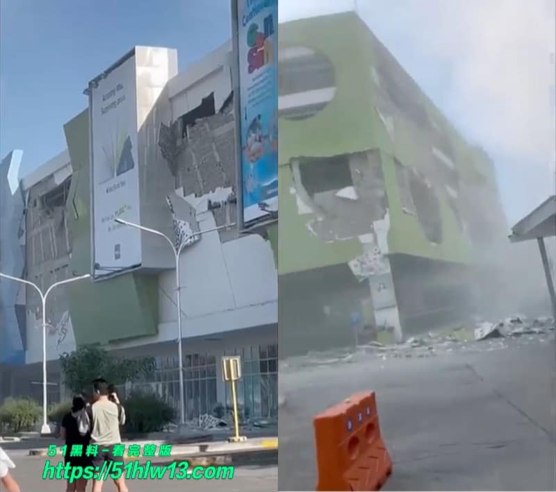 菲律宾8.2级强震突袭，棉兰老岛监控拍到建筑疯狂摇晃 印尼海啸警报