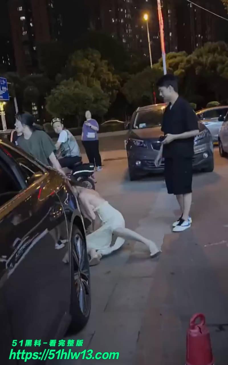邵阳街头捉奸实录丨看着娇滴滴的白裙小三被原配拽头发拖行太狠了 原配打小三