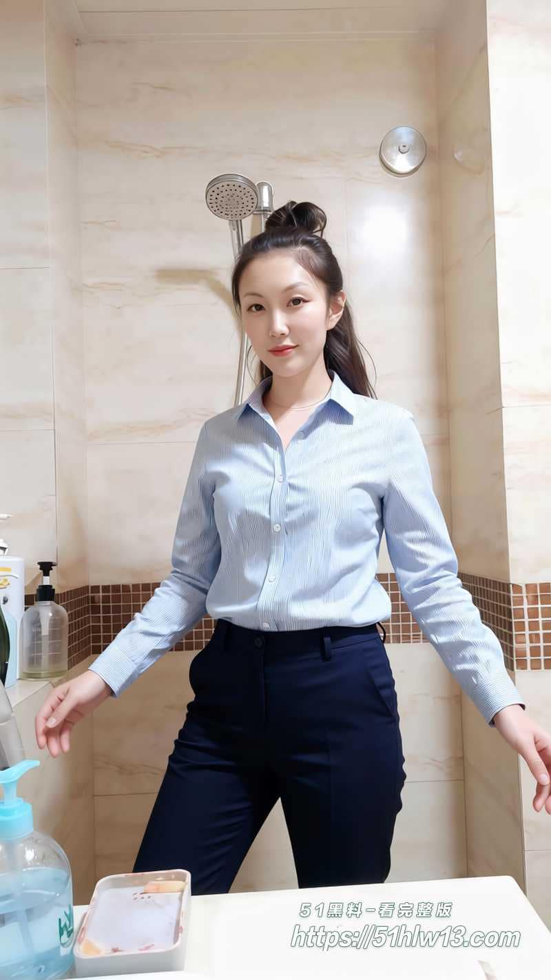 长发美女浴室湿身丨看着清纯无害私下洗澡这么野