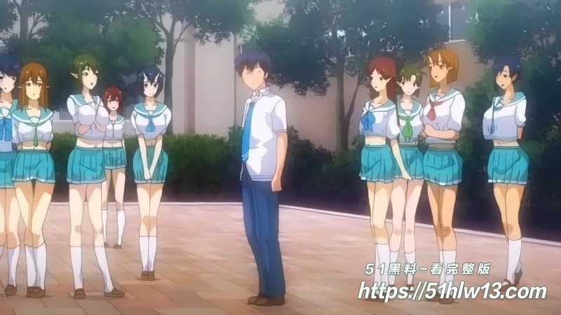 亚人千金这波校园告白真绝了，水手服下摆一掀直接把男主榨干 反差福利