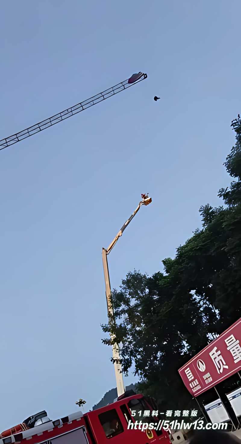 南充男子挂塔吊高空悬停4小时实录丨这波惊魂救援才刚开始 南充消防