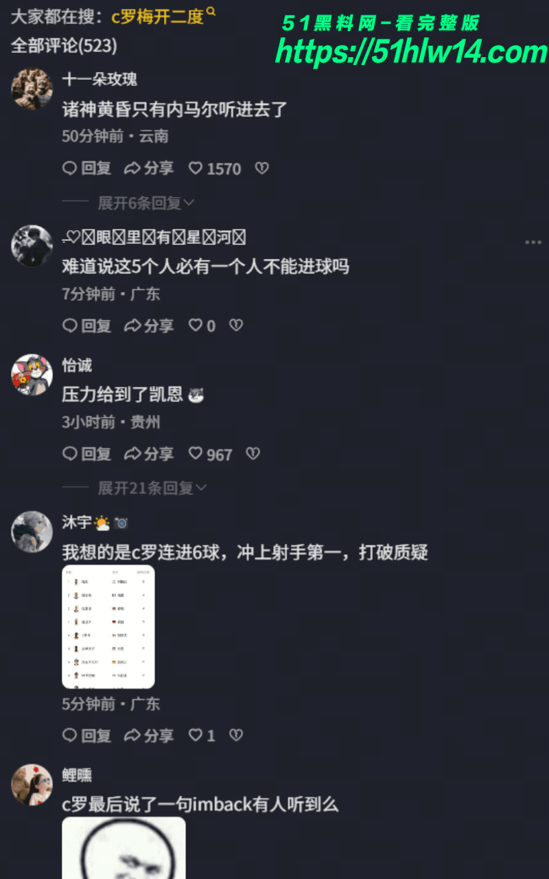 C罗世界杯六届进球纪录曝光丨葡萄牙5-0血洗内马尔，有人卖车押中爽赚 热搜