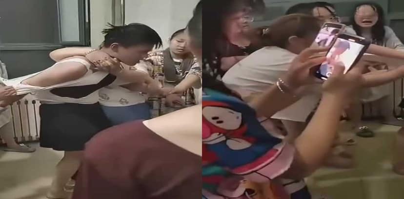 女浴室偷拍被抓实录丨男扮女装反差被彪悍女生死死制服 完整视频在线播放