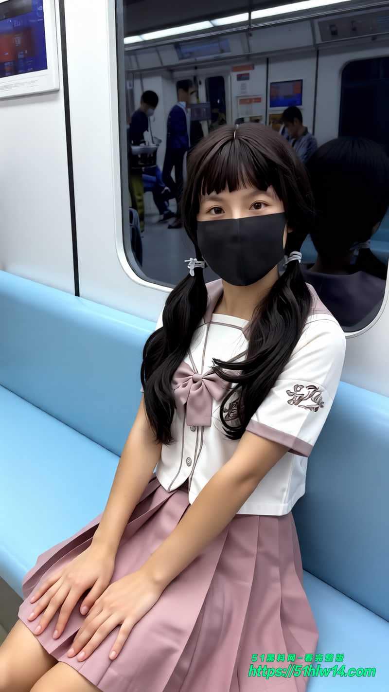 樱花小猫看着像乖乖女，私下在地铁上被揉得娇喘连连