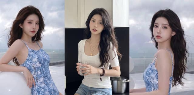 徐莉芝私密写真流出丨黑丝连体衣撩裙露缝这波尺度真顶