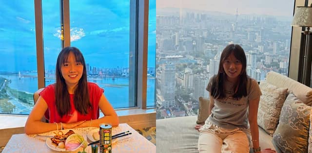 高颜值反差女神居家反弓，跪姿被顶到失控细节太顶