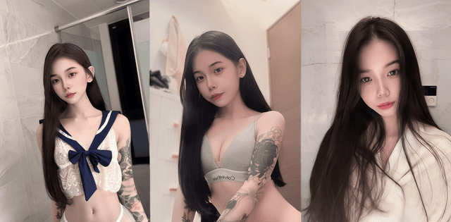 花臂御姐私拍实录流出丨白丝开档女上位反差太顶，后面还有更猛的