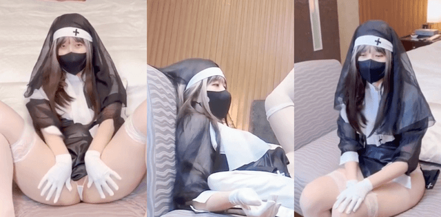 桃桃修女忏悔日记流出丨白虎馒头逼反差太顶,这波尺度真绷不住
