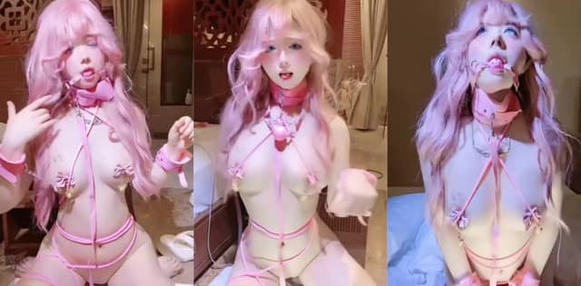 佳佳拖把粉色束缚装内幕流出丨这波尺度直接把人看顶了