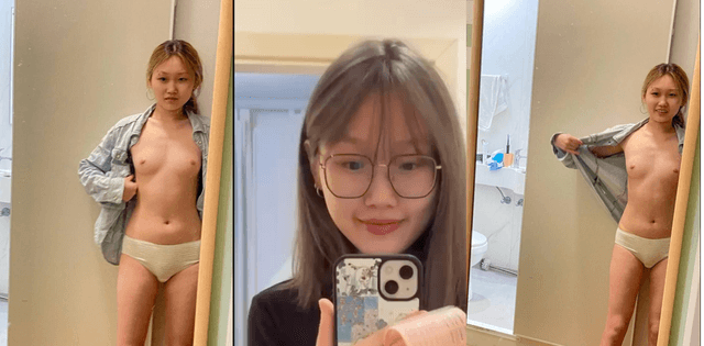 精神小妹戴眼镜反差太猛丨私下深喉吞屌巨乳晃荡简直是极品