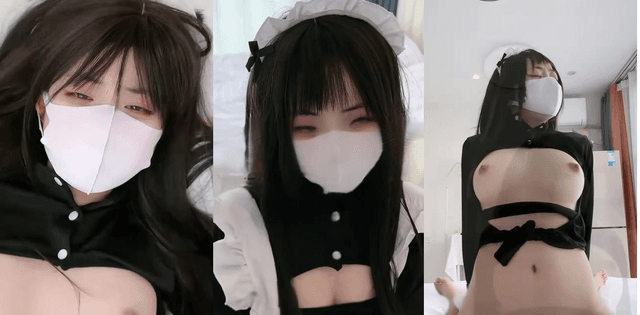 小欣奈女仆装半解美乳挺立私处湿透跪地求操画面太顶