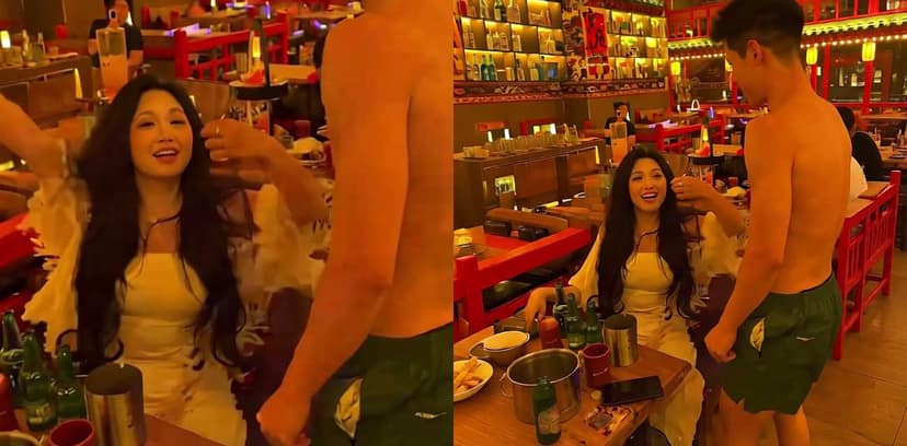 夜店男模贴身撩骚白裙女模这波真的顶,肌肉紧绷搂腰热舞太暧昧了 完整视频在线播放