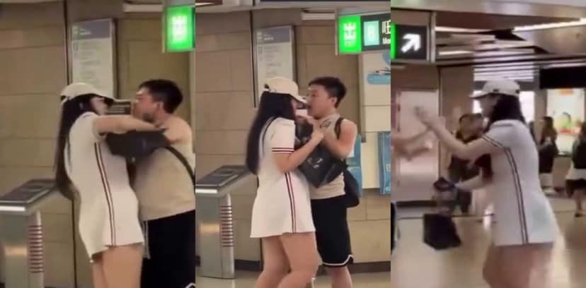 旺角护士装妹子追债实录丨不给钱被揪进地铁站这波太尴尬 完整视频在线播放