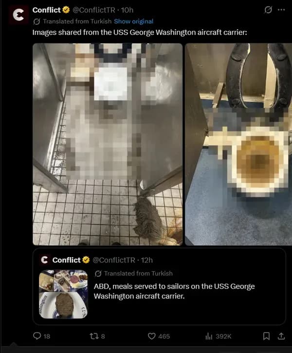 华盛顿号航母厕所曝比林肯号还脏：说法查到哪一步