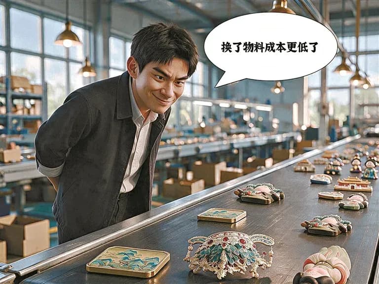 仿造文博冰箱贴80万枚：赔钱转头再卖，主犯获刑三年半