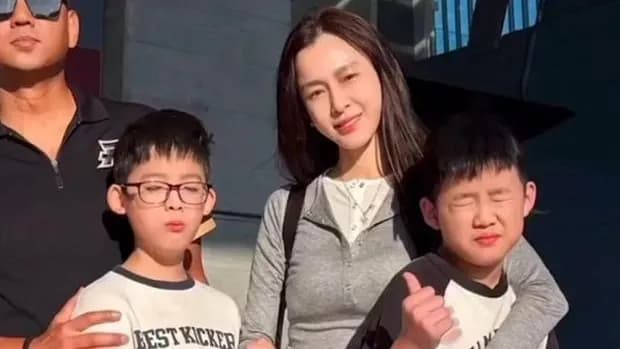 范玮琪一家同框回应了吗：双胞胎儿子身高变化说明了什么