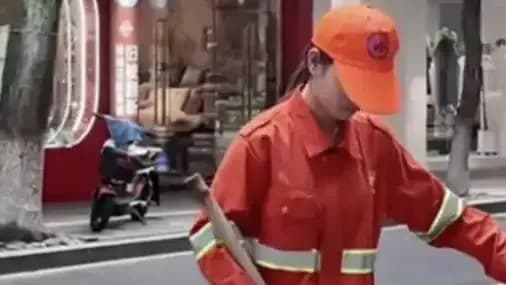 21岁女生舟山当环卫工：她说不用应付人际关系