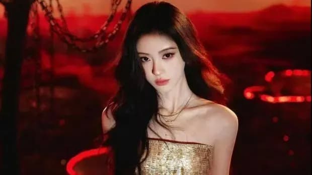 鞠婧祎亮片刺绣裙成绩单：话题度冲高，设计细节却掉链子