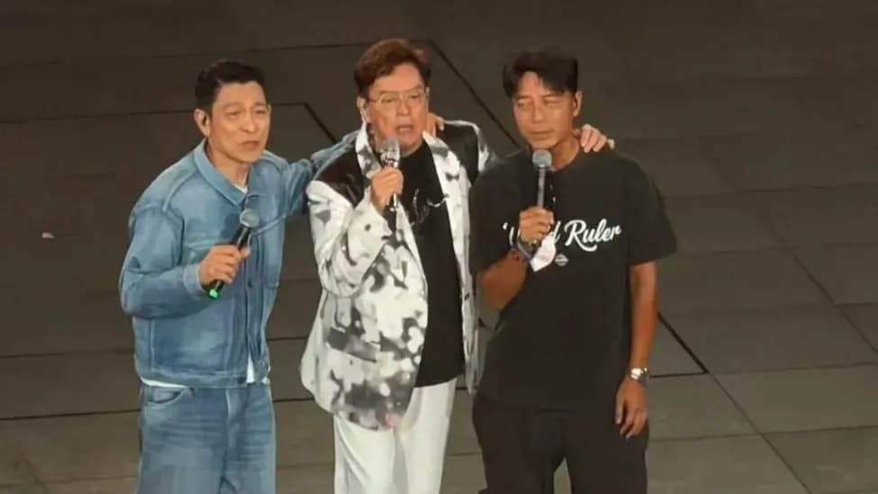 谭咏麟演唱会大咖捧场始末：64岁刘德华精气神，李克勤同框谁更抗打