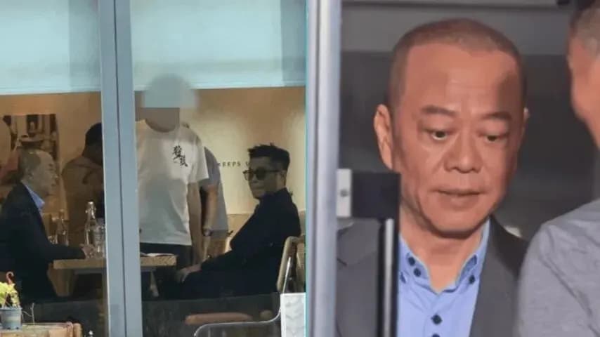欧阳震华66岁近照求证：双颊凹陷是真的吗，古天乐29年同框实锤几分