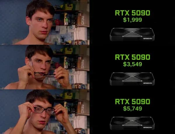 RTX 5090查价变恐怖片梗冲上热榜：这轮价格异动谁来正面回应
