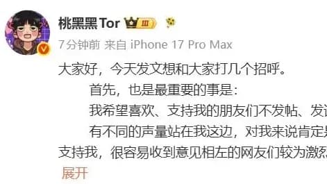 千万粉主播桃黑黑退网始末：长文里她说了什么，没打算说什么