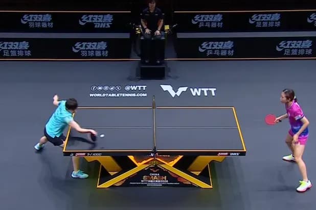 王曼昱4-0佐藤瞳，对手跺脚撅嘴是真的吗？逐条求证