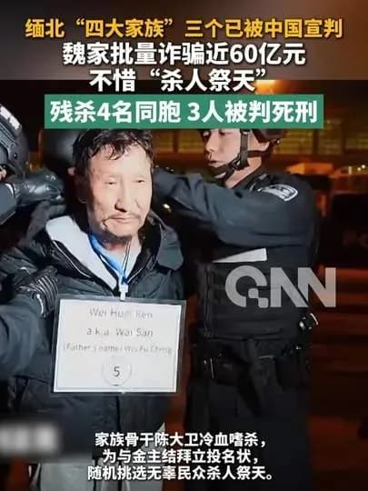 缅北魏家犯罪集团案一审宣判始末：3死刑3无期
