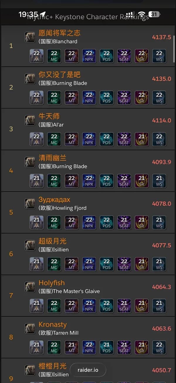 魔兽GM秒杀带跑大秘境？日志曝光惹众怒