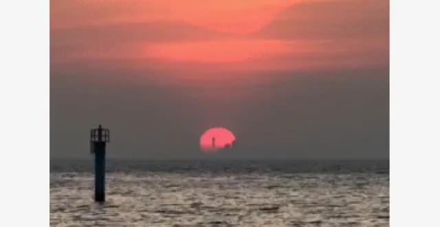 香港日落同框珠海澳门地标:网友的两种反应一次说清