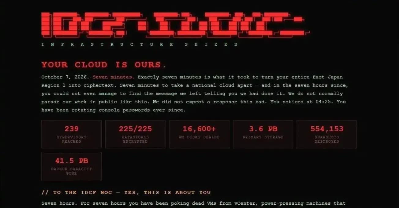 软银云被曝留225封勒索信:运维7小时只重启实锤了吗